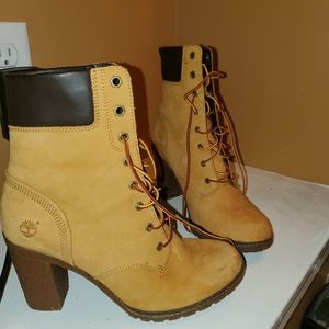 Women high heel Timberlands